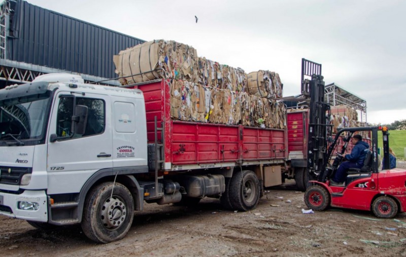 Destacan el procesamiento de reciclables de la planta local
